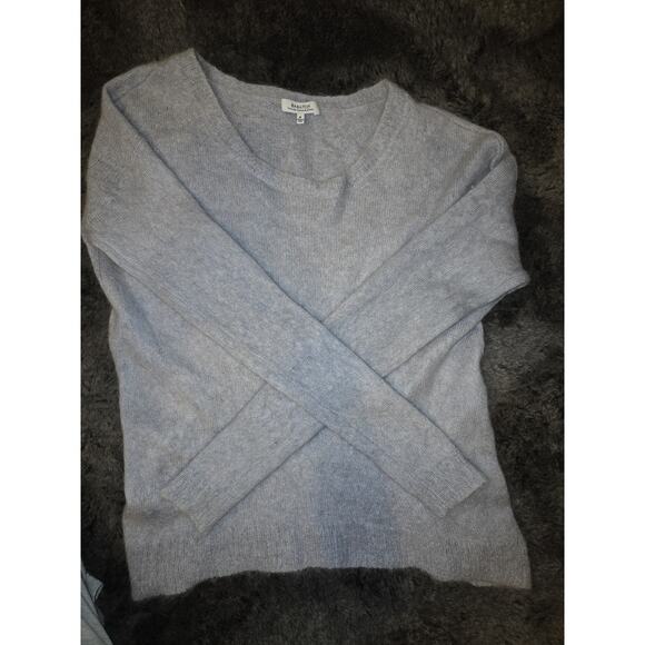 Babaton Mohair Alpaca Crewneck Sweater Gray Size M - Picture 1 of 4